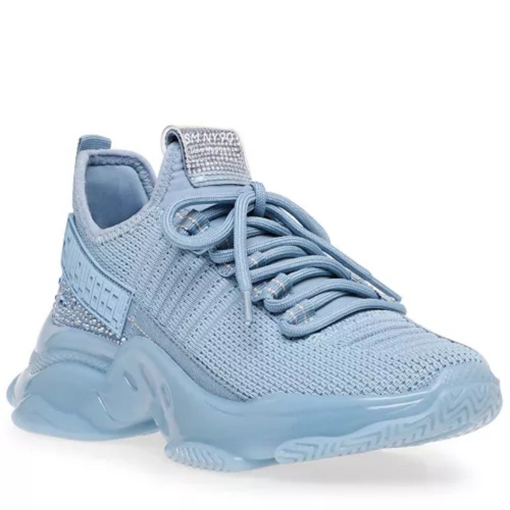 Steve Madden Maxima Rhinestone-Trim Trainer Sneakers